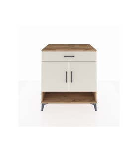 Kronos Şifonyer 2 Raflı Tek Çekmeceli 2 Kapaklı 88x59x96 Çam-Aytaşı