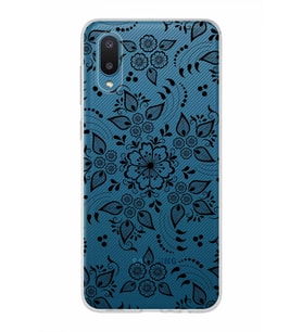 Samsung Galaxy A02  Kapak Nostalji Desen Tasarımlı Şeffaf Silikon Kılıf