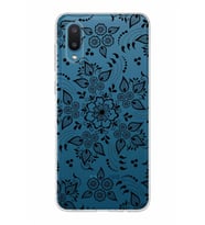 Samsung Galaxy A02  Kapak Nostalji Desen Tasarımlı Şeffaf Silikon Kılıf