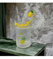 Ananas Tasarımlı Kupa Bardak
