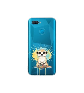 Oppo A5S ile Uyumlu Splash Mirket Tasarımlı Şeffaf Silikon Kılıf