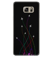 Samsung S7 Edge S20 Fe Plus Ultra S21 S22 Kılıf Desenli Silikon Line Planet 1736