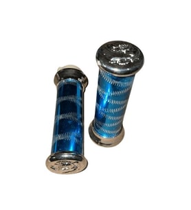 Modifiye Motor Elcik Takımı Universal Mavi Krom