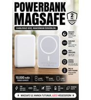 MagSafe Uyumlu Kablosuz Batarya Manyetik Tasarımlı Hızlı Şarj Özellikli