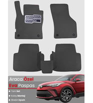 TOYOTA C-HR HYBRİD (2016-2019) Uyumlu EVA Paspas Tam Set–Oto Paspas,Araca Özel,Kolay Montaj