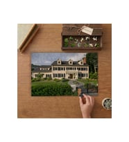 Lüks Ev - Villa Tasarımı 240 parça Ahşap Puzzle Ahşap Kutuda MP00526