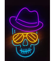 Kuru Kafa Neon Led Tabela Dekoratif aydınlatma(60x35cm)