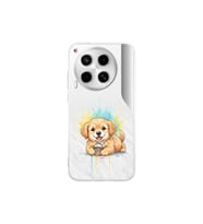 Tecno Camon 30 5G ile Uyumlu Splash Köpek Tasarımlı Şeffaf Silikon Kılıf