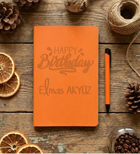 Kişiye Özel Happy Birthday Defter Doğum Günü Hediyesi