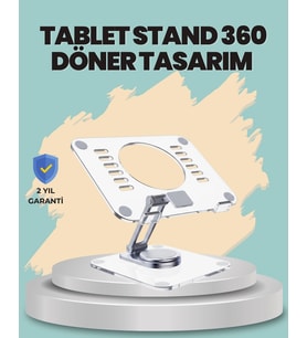 Çift Eksenli Ayarlanabilir Tablet Destek Standı