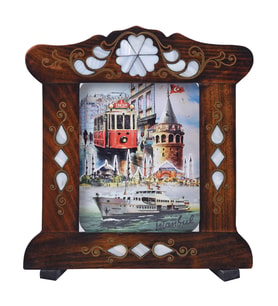 Nusnus Sedef İşlemeli Kartpostallık 24x22 cm No4