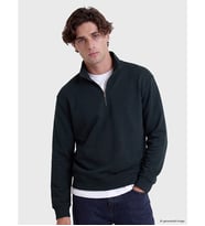 LCW Vision Yeşil Dik Yaka Erkek Kalın Sweatshirt