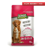 Jungle Kuzu Etli Köpek Maması 1 kg AÇIK