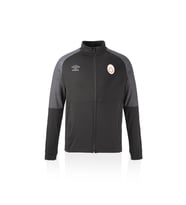 Galatasaray Orijinal Lisanslı Umbro Dik Yaka Fermuarlı Siyah Sweat Lazer Hediyelik Ahşap