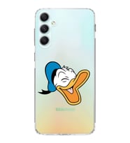 Samsung Galaxy A34  Kamera korumalı Kapak Donald Duck Tasarımlı  Şeffaf Kılıf