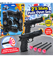 1414 2'li Silahlı Polis Oyun Seti