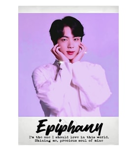 Bts Jin Epiphany Polaroid Tablo Ahşap Poster Dekoratif