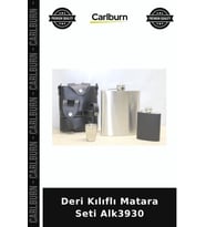 Özel Üretim Set Hediyelik Aksesuar Deri Kılıflı Matara Seti Alk3930