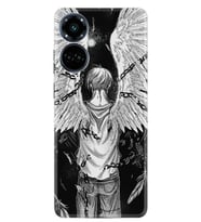 Camon 19 Pro Kılıf Resimli Desenli Silikon Platinium Series Angel 1883