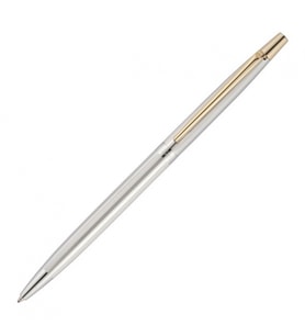 Scrikss Tükenmez Kalem 711L Gold-Chrome
