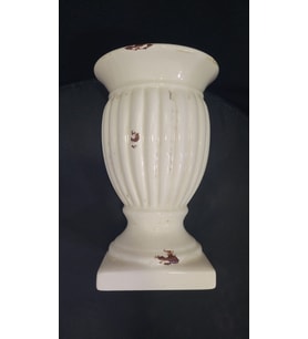 22cm boy 11cm taban 14cm dış çap 9.5cm iç çap 1 adet seramik eskitme vintage saksı vazo