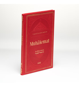 Risale-i Nur - Muhakemat - Büyük Boy - Lügatlı - Söz Yayınları (Kırmızı)
