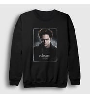 Presmono Unisex Siyah Edward Cullen Vampire Twilight Sweatshirt 311097tt