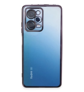 Newface Xiaomi Redmi Note 12 Pro 5G Kılıf Razer Lensli Silikon - Mor