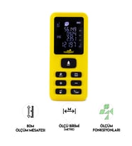 Mesafe Ölçer E40 YELLOW