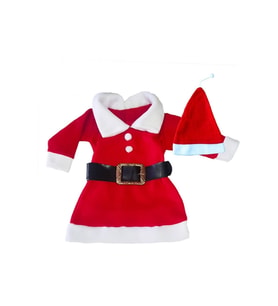 Kız Çocuk Bebek Noel Elbisesi Kostümü Yılbaşı Yeniyıl Hediyesi Christmas Gift