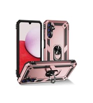 Northcity Samsung Galaxy A04S Uyumlu Kılıf Sofya Yüzüklü Silikon Kapak - Rose