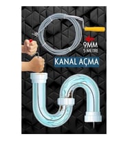 Profesyonel Kanal Açma Sprali Kanal Gider Tıkanık Açıcı 5 Mt