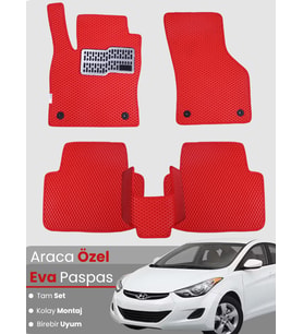 HYUNDAİ ELANTRA (2011-2016) Uyumlu EVA Paspas Tam Set–Araca Özel,Kolay Montaj,Su Geçirmez