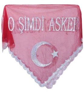 O Şimdi Asker Pullu Kırmızı