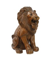 Ahşap Aslan Figürü 50 cm