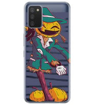 Kılıfland Samsung Galaxy A02S Kılıf Silikon Resimli Kapak Scare Crow Stok 653