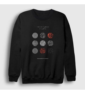 Presmono Unisex Siyah Blurryface Twenty One Pilots Sweatshirt 119381tt