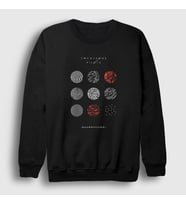 Presmono Unisex Siyah Blurryface Twenty One Pilots Sweatshirt 119381tt