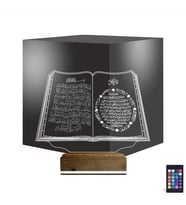 Luvivia Kuran-ı Kerim Ayetel Kürsi 3D Lamba - Masa Gece Lambası