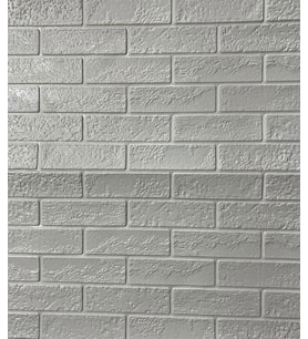 70x70cm 1 Adet Yapışkanlı Dekoratif Tuğla Desen Beyaz Tezgah Arası Salon Duvar Kağıdı Paneli NW168