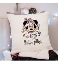 Minnie Mouse & Yılbaşı & Mutlu Yıllar Tasarımlı Yastık