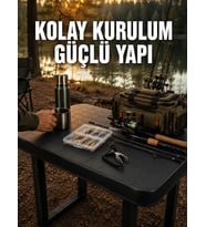 Pratik Katlanabilir Masa Kamp Piknik Bahçe ve Karan Kullanımına Uygun