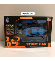 Uzaktan Kumandalı 360° Dönen Şarjlı Akrobat Stunt Car Araba (K.Mavi)