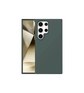 Samsung Galaxy S24 Ultra Kılıf First Silikon - Koyu Yeşil