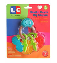 Let's Be Child Müzikli Meyve Dişlik & Çıngırak  (Çok Renkli)