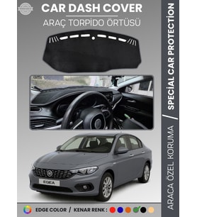 FIAT EGEA (2007-2021) EKRANSIZ Torpido Örtüsü Ön Göğüs Koruma Torpido Koruma Tam Uyum Kolay Montaj