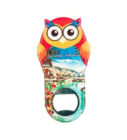 Arnavutluk Temalı Baykuş Magnet Kapak Açacak (Karışık)