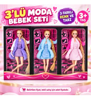 AGH 519 MY GİRL FASHİON ELBİSELİ KÜRKLÜ BEBEK(Belirtilen fiyat, tekli satış için adet fiyatıdır.)