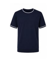 Trender 4035 O Yaka 36/1 İnterlok indigo Erkek T-Shirt 26YL71L58057
