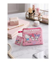 Kuromi & Hello Kitty Lisanslı Deri Para Çantası Cüzdan 10,5x8,5 cm